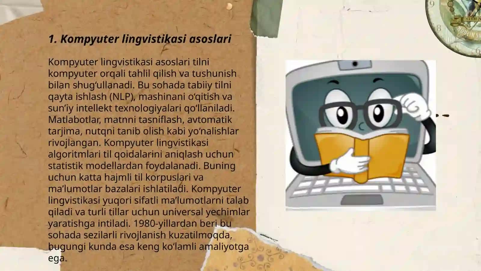 Kompyuter lingvistikasi.Etnolingvistika 3