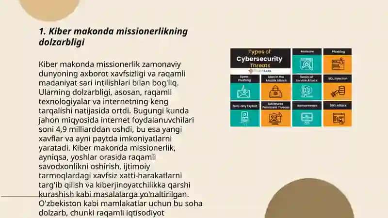 Kiber makonda din Missionerlik va prozelitizimning ijtimoiy siyosiy xavfi 3