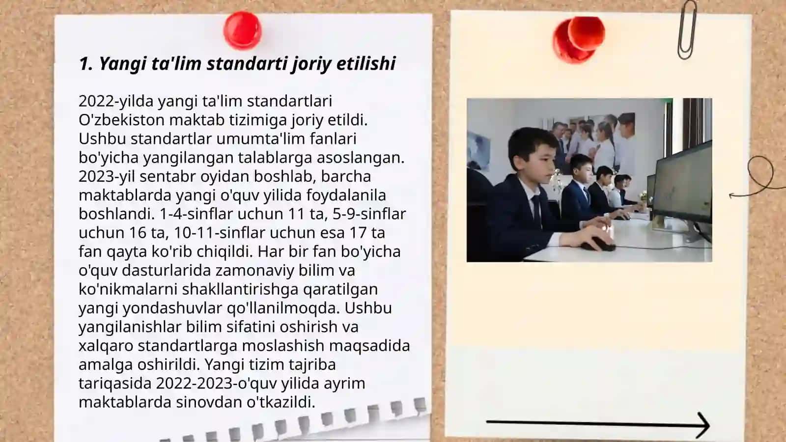 O'zbekiston Respublikasida ta'lim sohasida amalga oshirilgam islohotlar 3