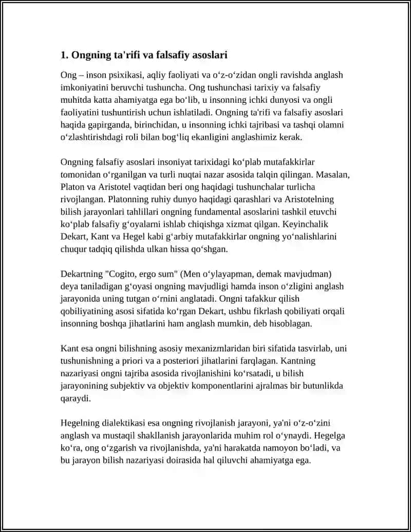 Ong haqida tushuncha va uning hossalari 3