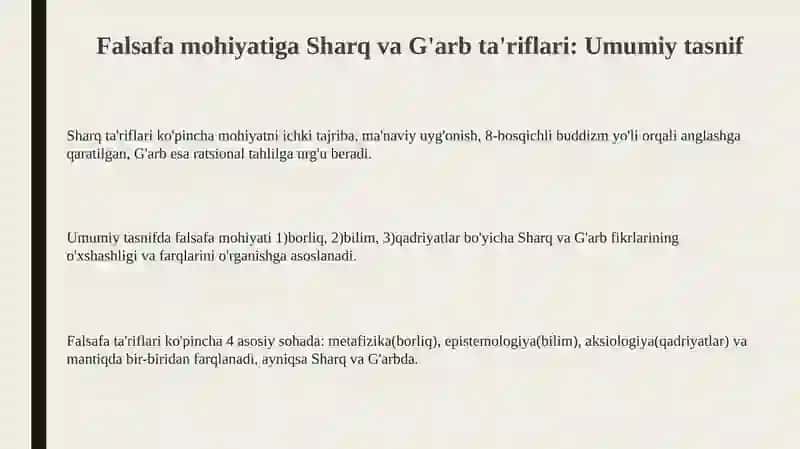 Falsafaning mohiyati 3