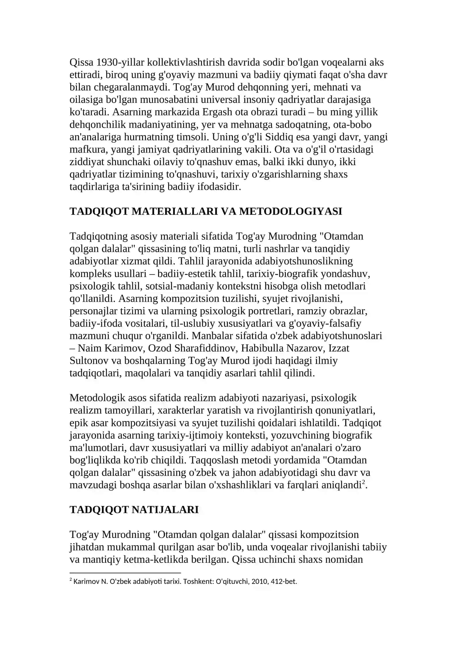 OTAMDAN QOLGAN DALALAR ASARI TAHLILI 3
