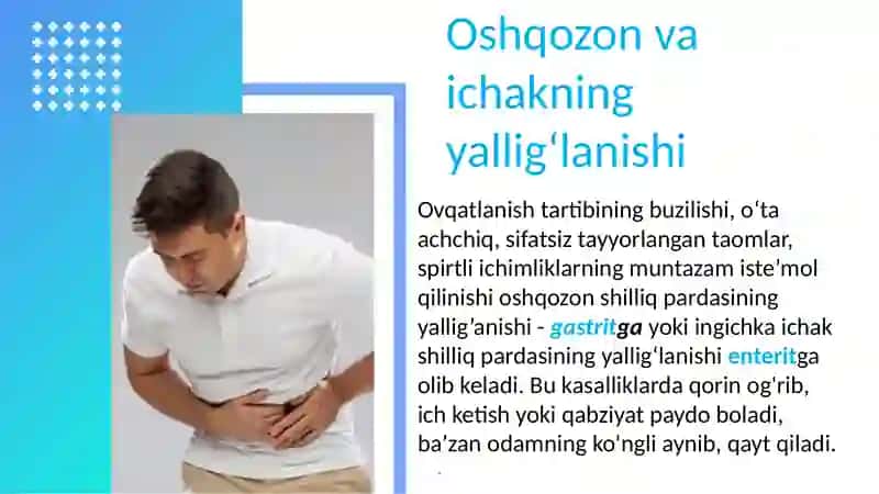 Oshqozon-ichak kasalliklari va ularning oldini olish 3