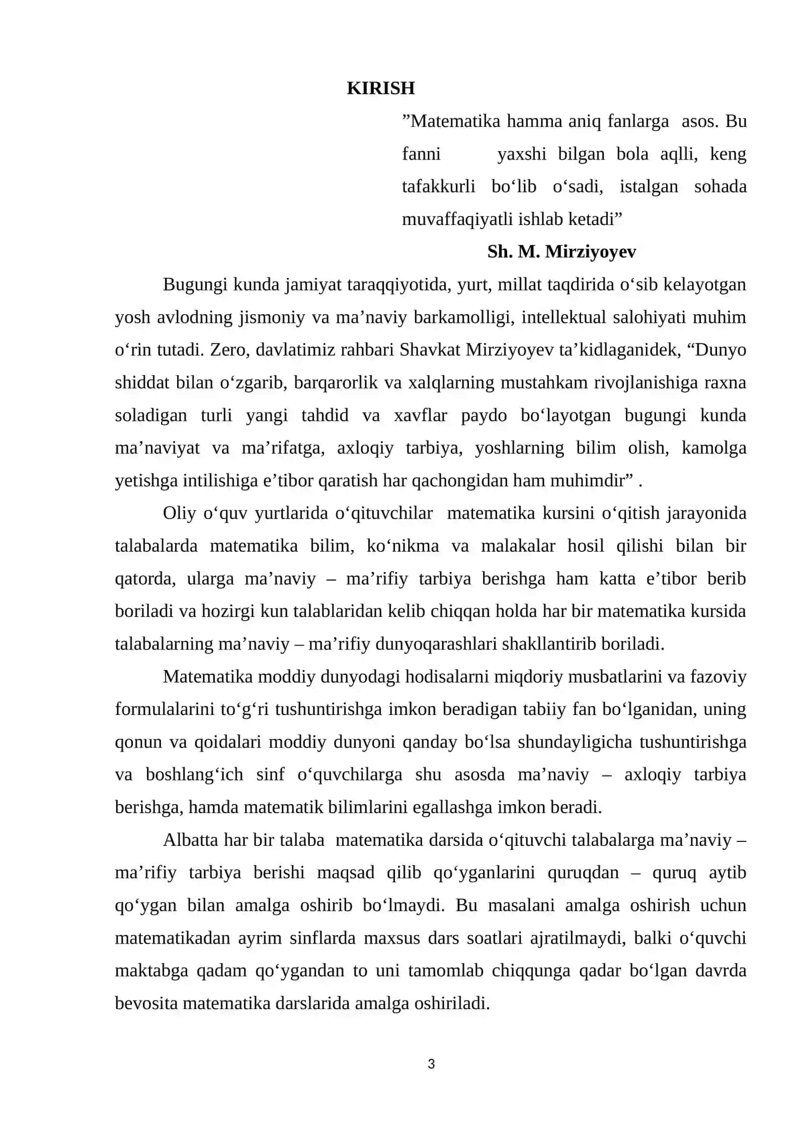 Differensial hisobning ba’zi bir tadbiqlari 3