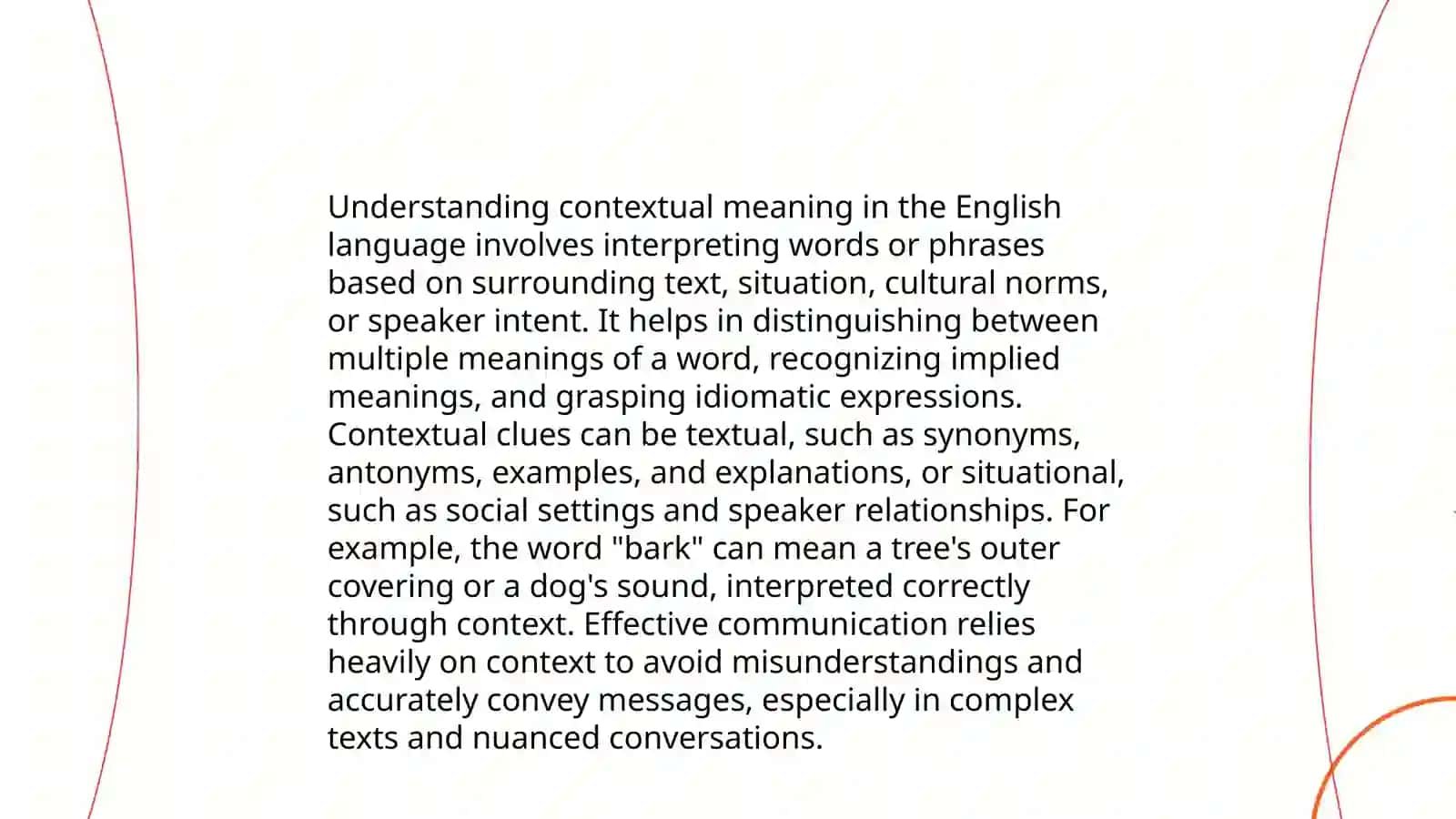 Understanding Contextual Meaning in English 3