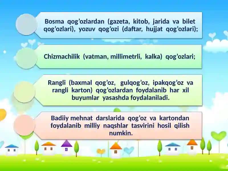 Qog’ozdan buklash yo’li bilan o’yinchoq yasash 3