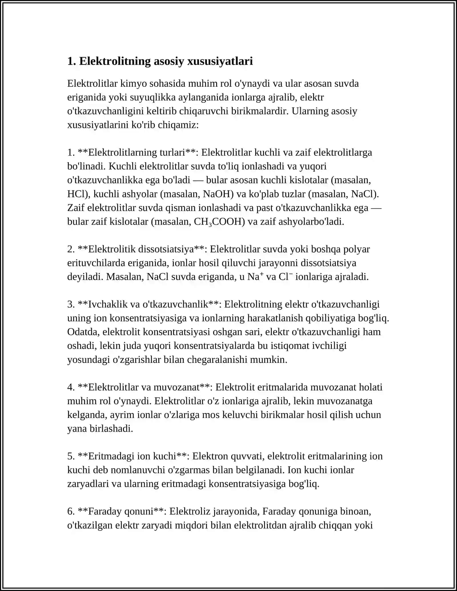 ELEKTROKIMYO ASOSLARI. KONDUKTOMETRIYA 3