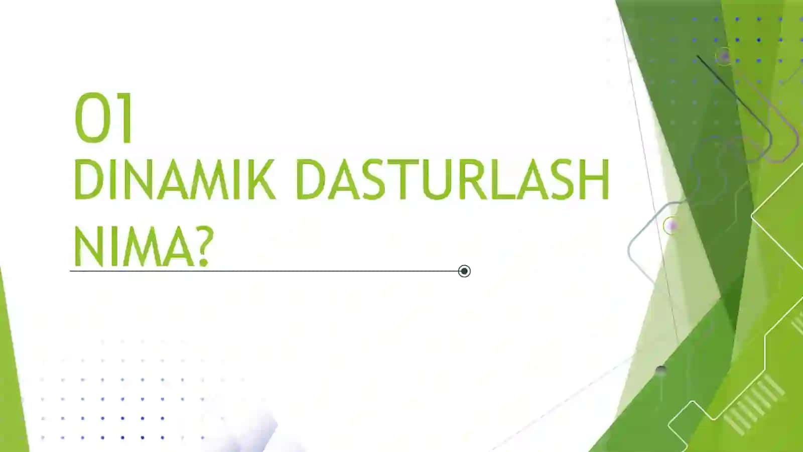 DINAMIK DASTURLASH VA REKURSIYA 3