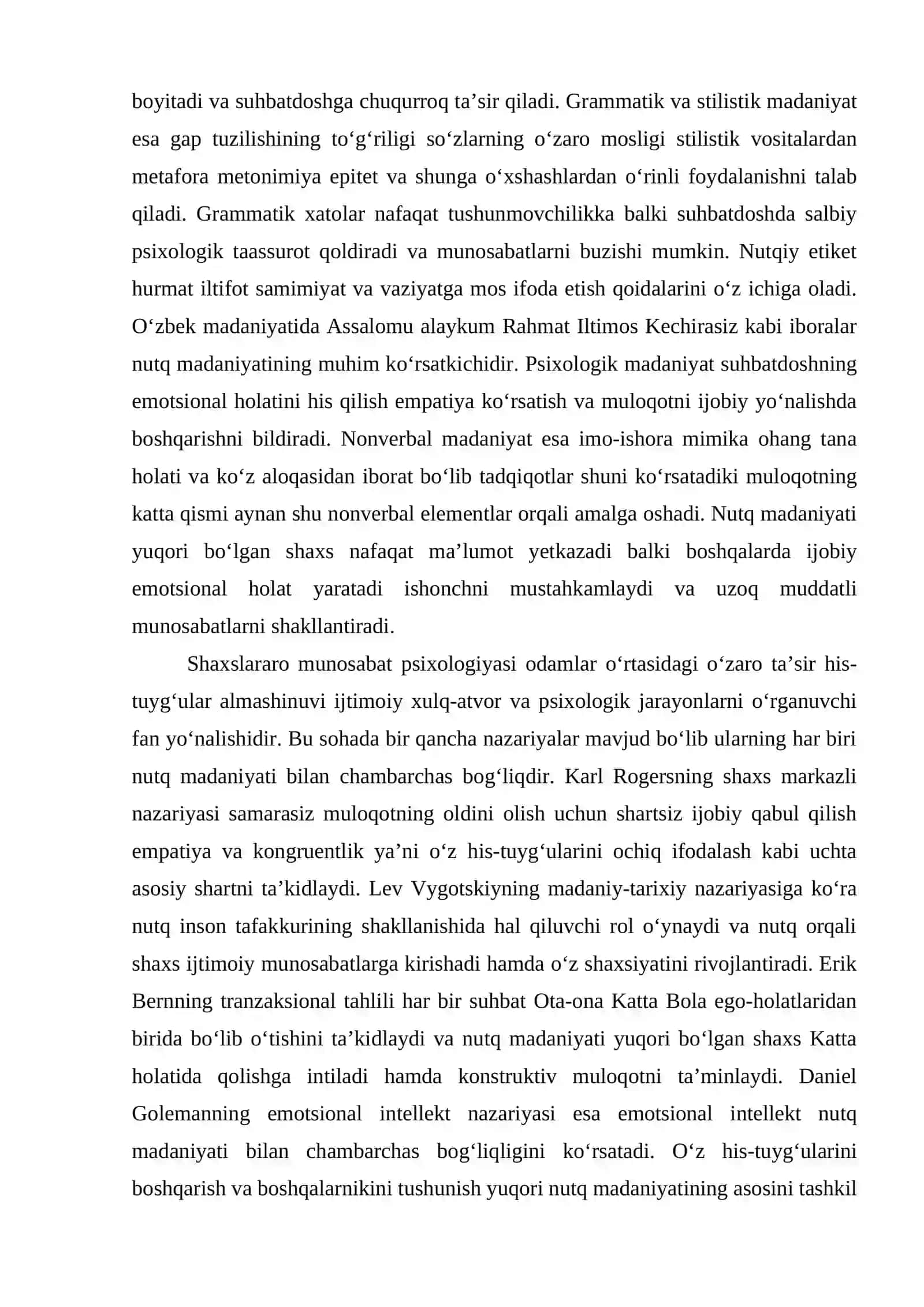 Nutq madaniyati va shaxslararo munosabat psixologiyasi 3
