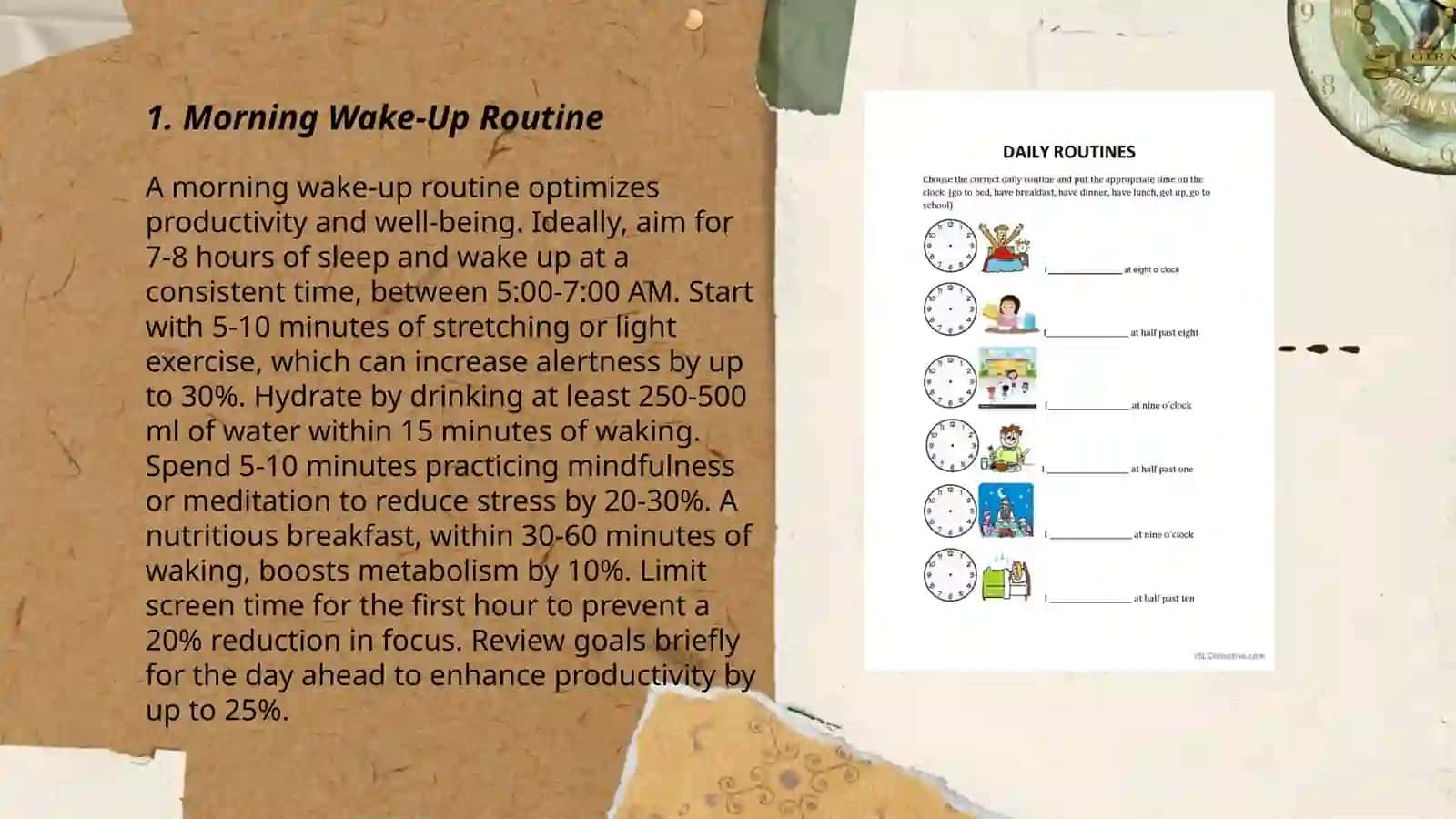 Morning Wake-Up Routine 3
