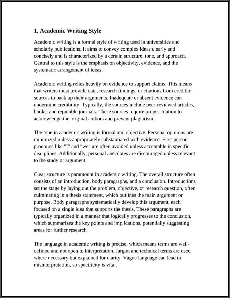 ACADEMIC WRITING STYLE 3