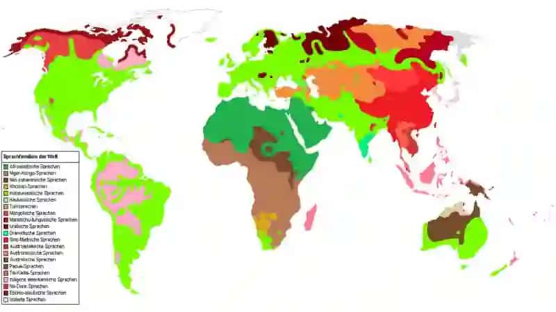 Die Sprachen der Welt und die Sprachfamilien 3
