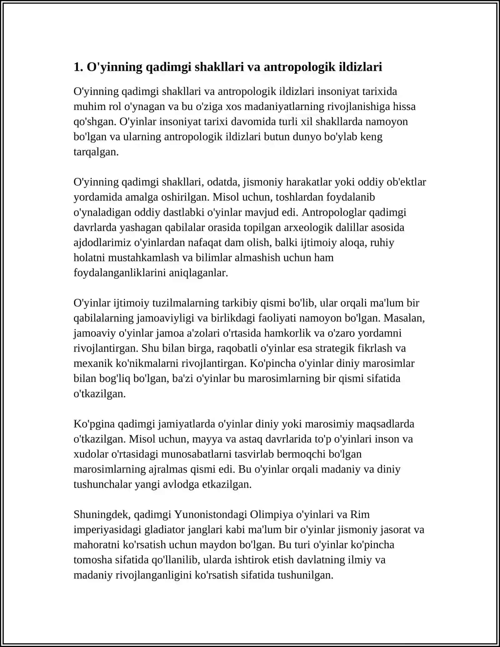 O'YIN RIVOJLANISHI TARIXINING ASOSIY TENDENSIYALARI 3