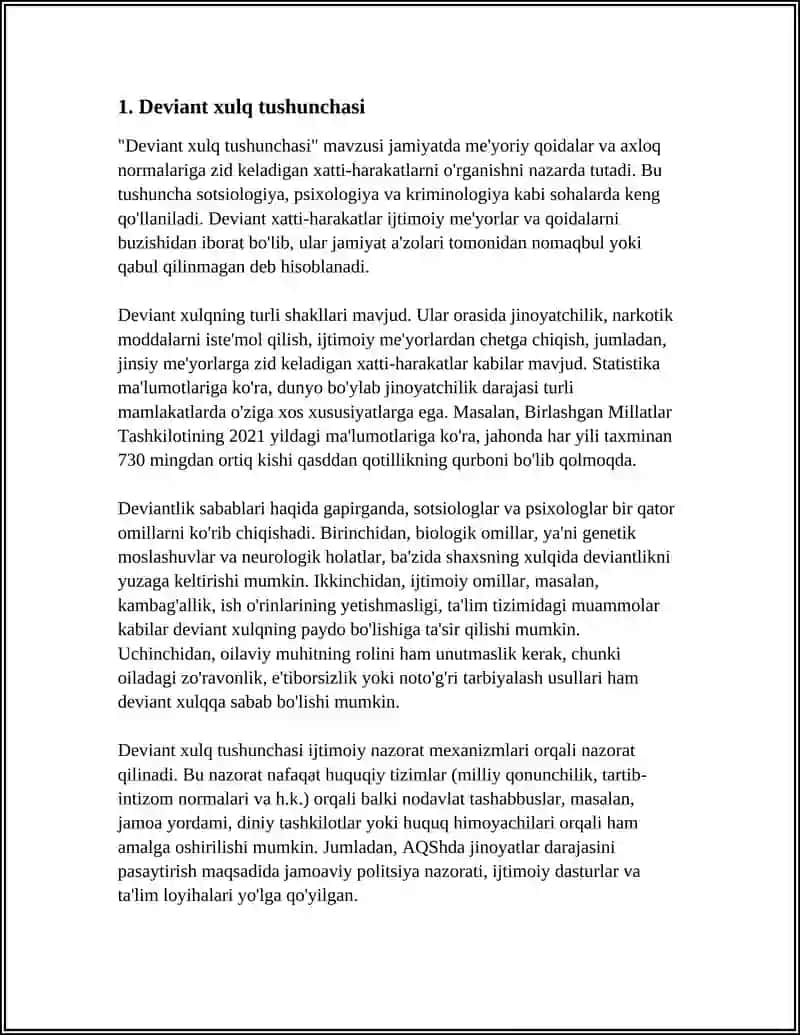 BOLALARDA DEVIANT XULQNING NAMOYON BOʻLISH SHAKLLARI 3