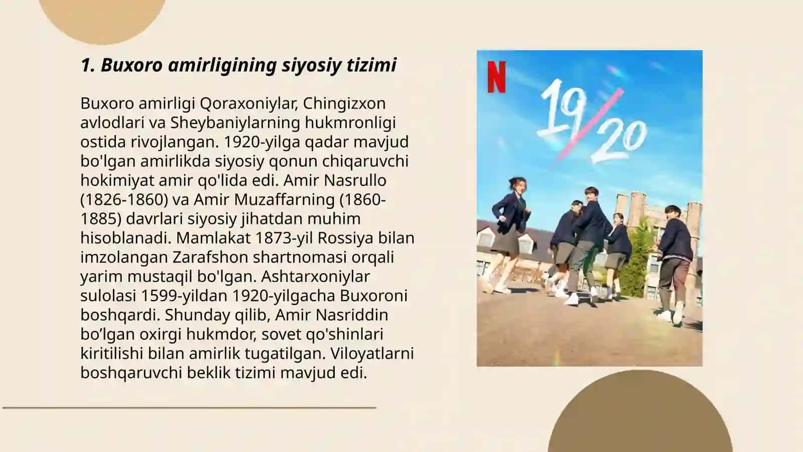 Buxoro amirligining siyosiy, ijtimoiy-iqtisodiy, madaniy hayotiga sayohat 3
