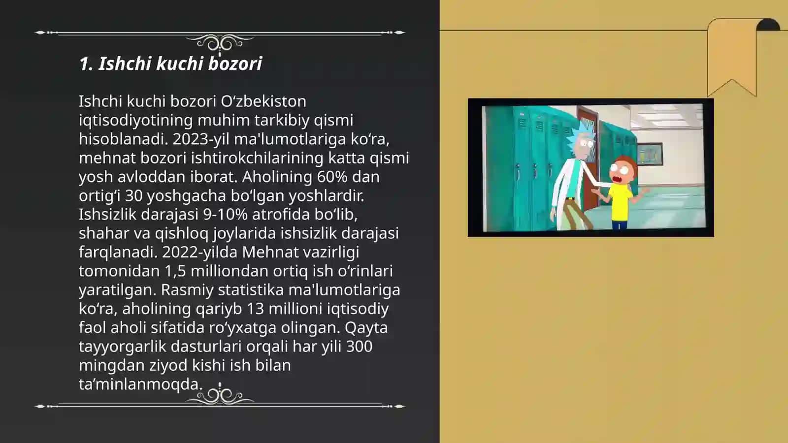 Ishchi kuchi yalpi talabi va yalpi taklifi nisbati 3