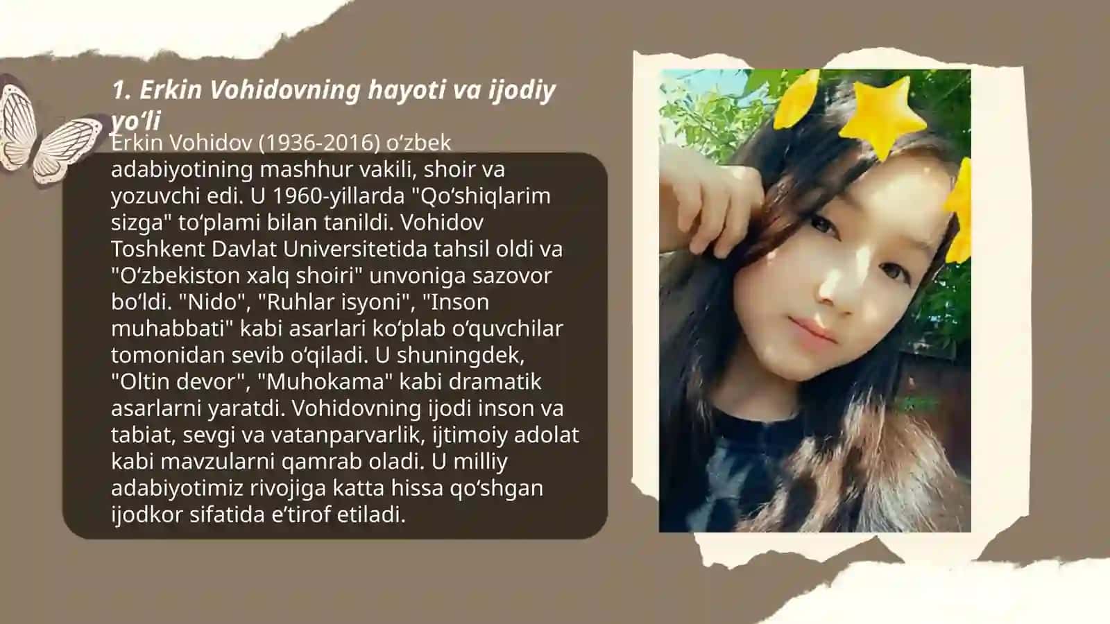 "Soʻz latofati" asari va shoirning gʻazallari mutolaasi 3