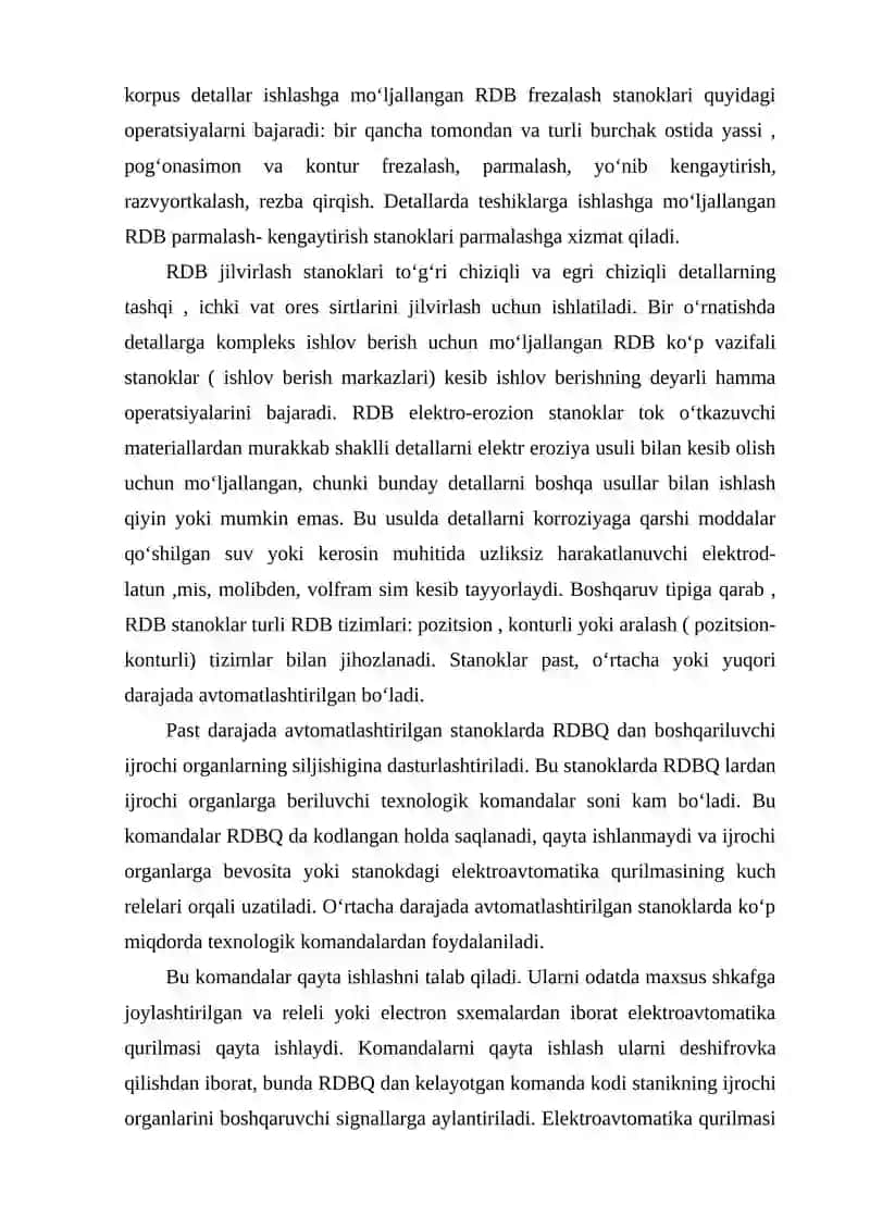 RDB dastgohlari va ular asosidagi moslashuvchan ishlab chiqarish 3