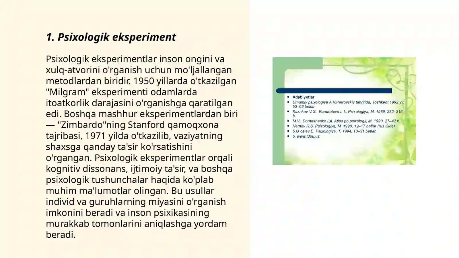 Hozirgi zamon pisxalogiyiasi tadqiqot metodlari 3