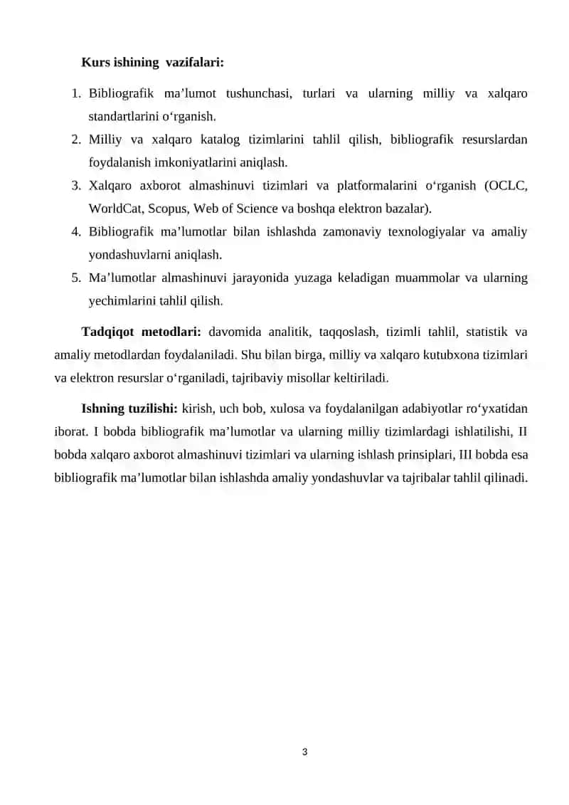 Bibliografik Ma'lumotlar Bilan Ishlashda Xalqaro Axborot Almashinuvi 3