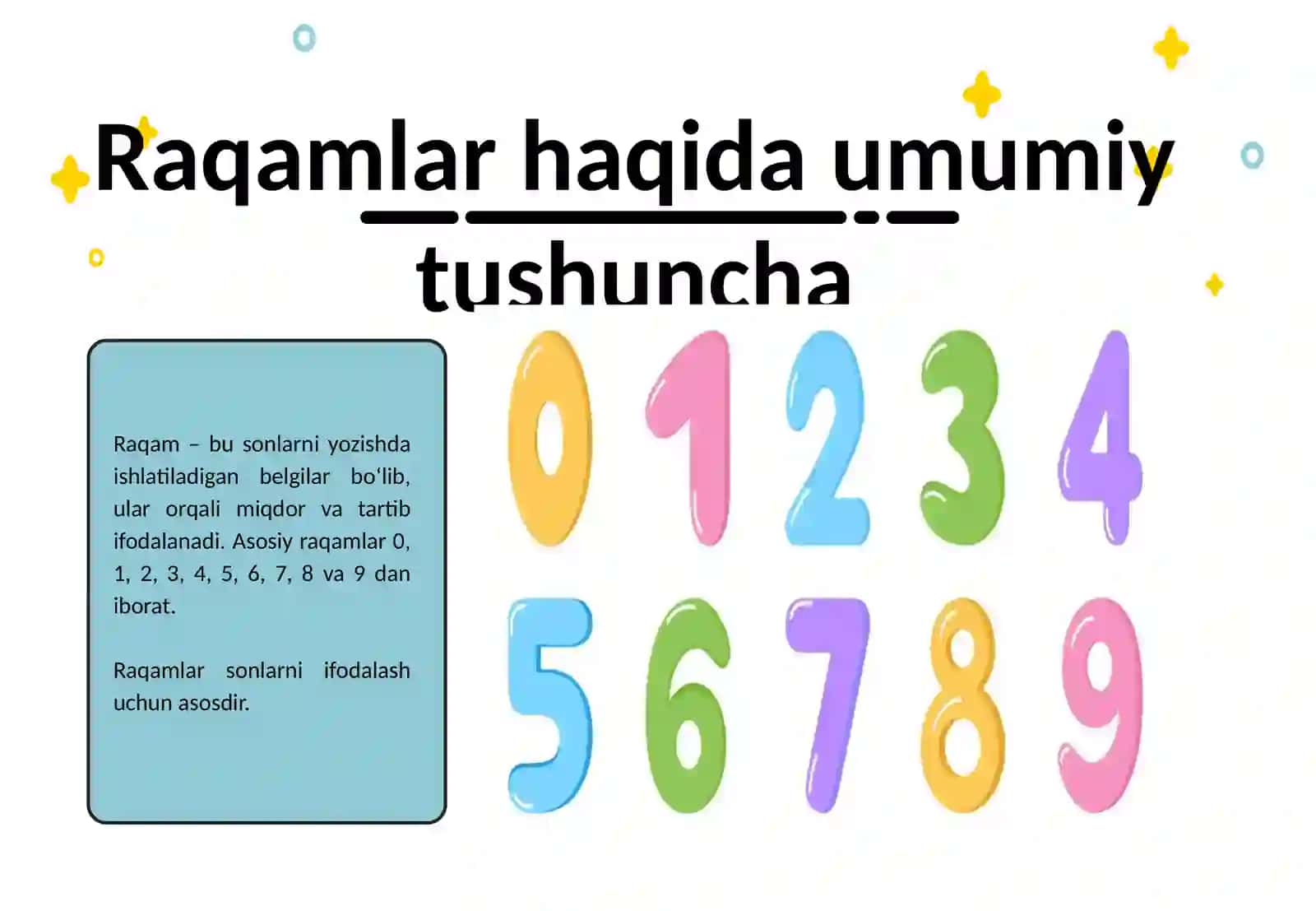 100 ichida nomanfiy butun sonlar ustida arifmetik ammallar 3