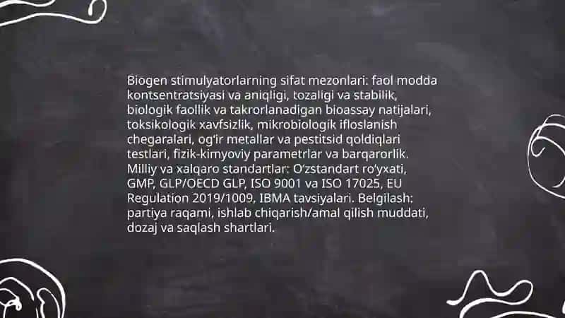Biogen stimulyatorlarni sifatini baholash,qadoqlash va o'rash 3