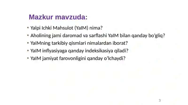 Makroiqtisodiy ko’rsatkichlar 3