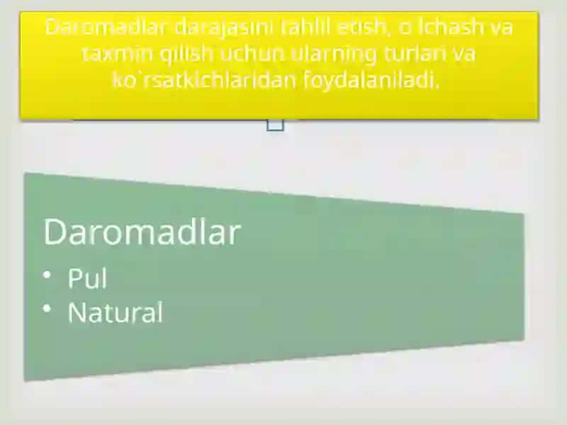 Ijtimoiy so'xanirivojlantirish va ahvoli daromadlari 3