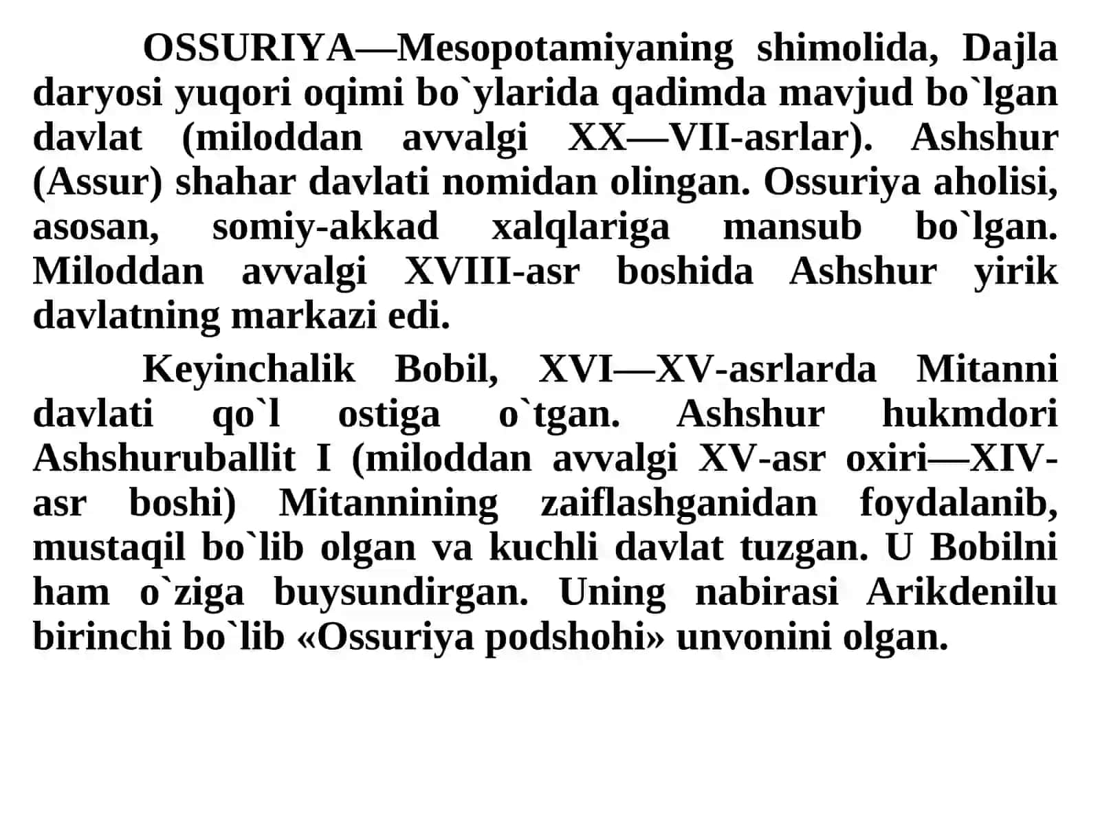 Qadimgi Ossuriyaning xo‘jalik hayotiga oid arxiv hujjatlari 3