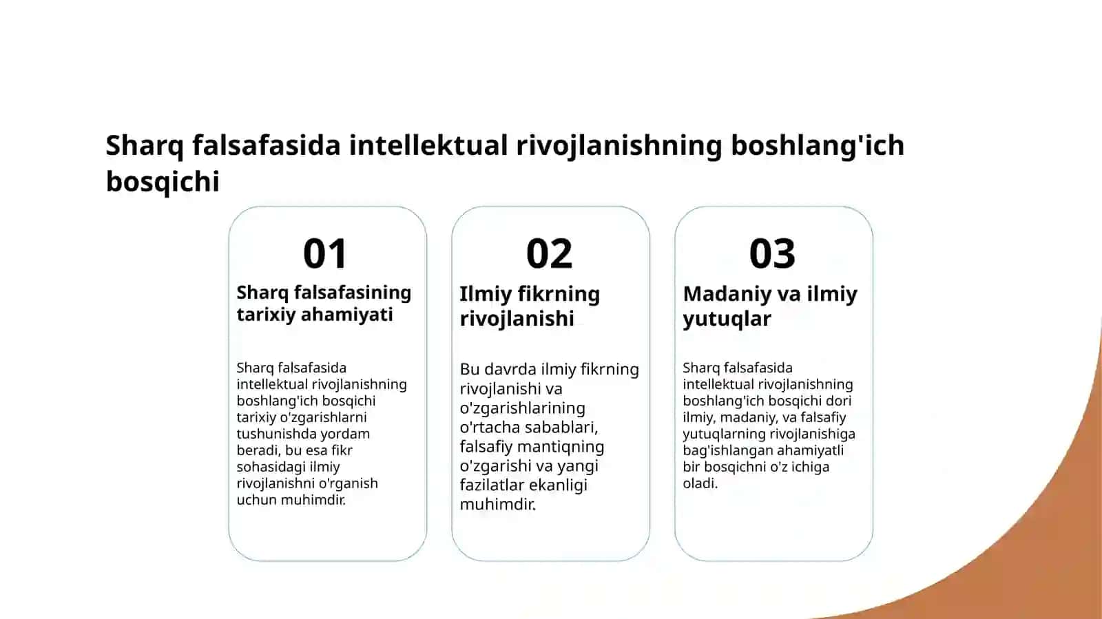 Ilk o'rta asr sharq falsafasi va uyg'onish davri 3