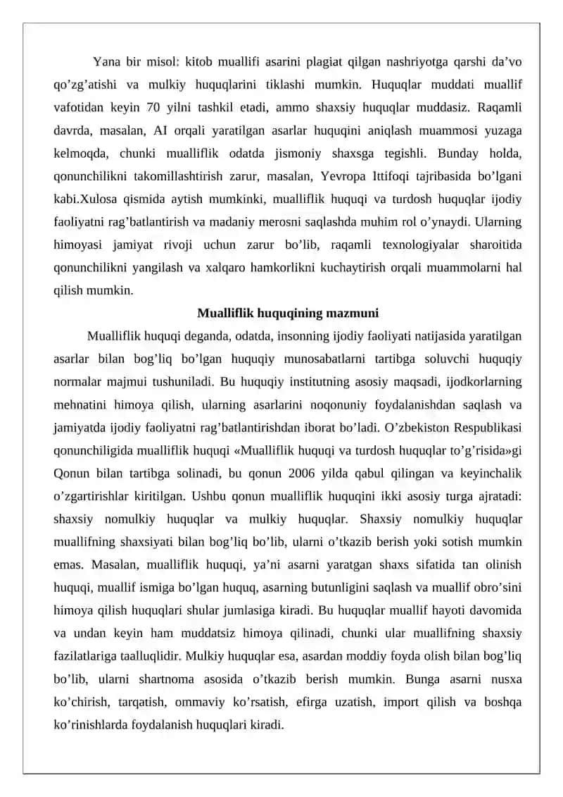 Mualliflik huquqi va turdosh huquqlar 3