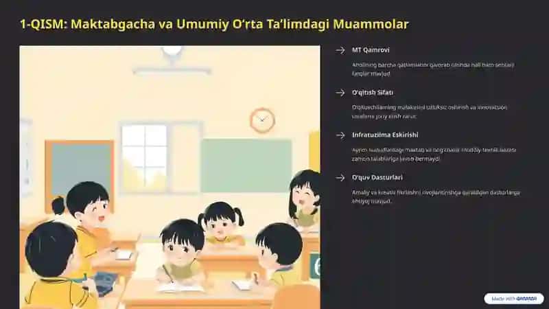 Ta'lim Tizimini Isloh Qilish: Strategiya va Loyihalashtirish 3