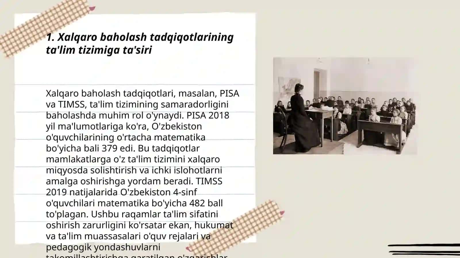 Xalqaro baholash tadqiqotlari ta'lim sifatida muhim qadam 3