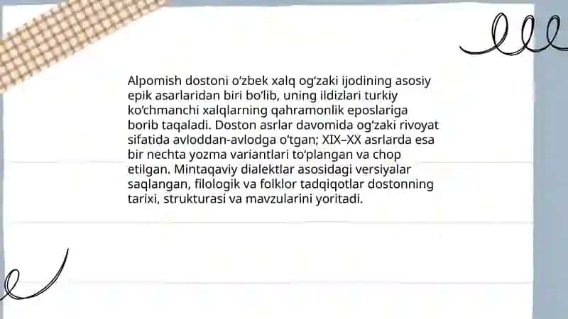 Alpomish dostoni 3