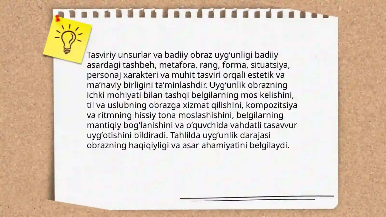 Tasviriy unsurlar va badiiy obraz uygʻunligi 3