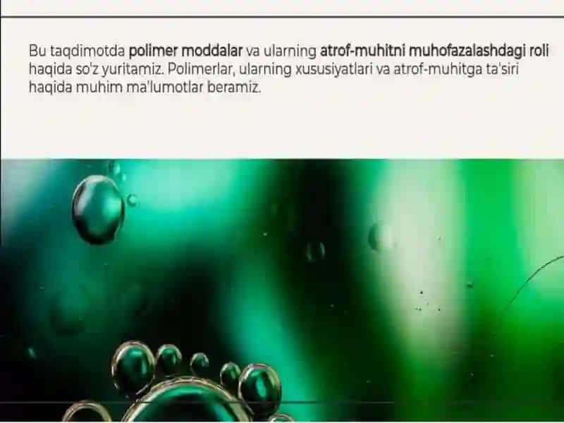 Polimer Moddalar va Ularning Atrof-Muhitni Muhoafazalashdagi Roli 3