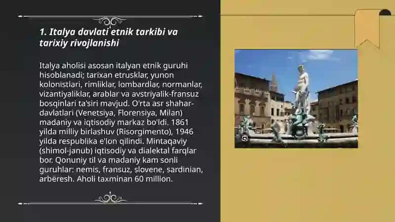 Italya davlati etnalogiyasi 3