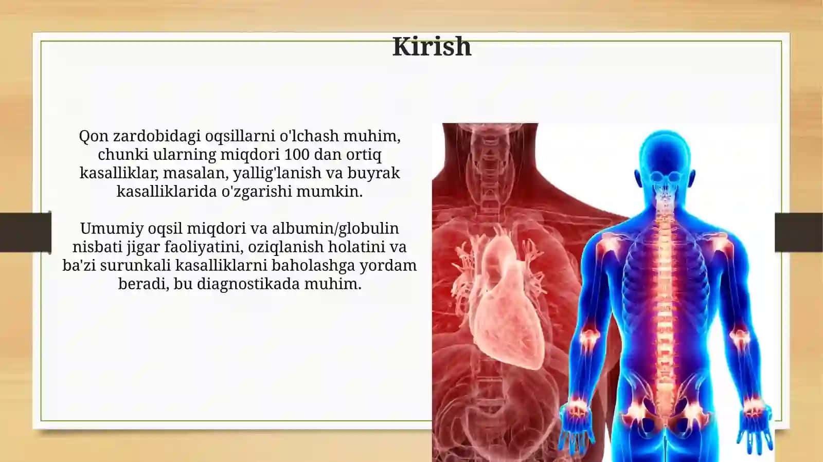 Qon zardobida oqsillar aniqlashning klinik ahamiyati 3