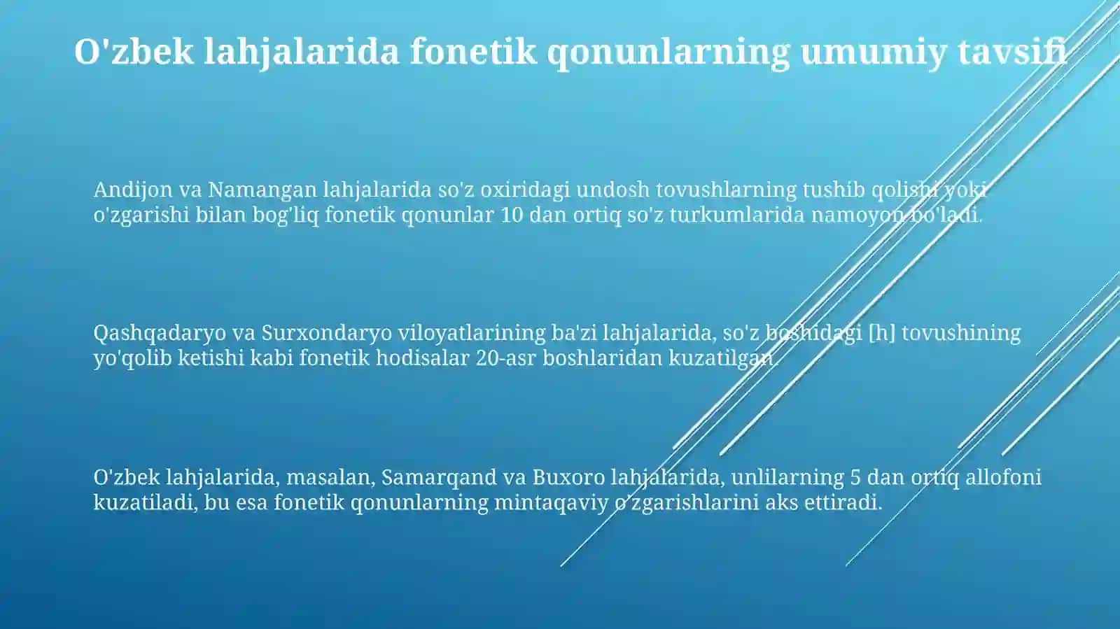 O'zbek shevalarida fonetik qonunlar 3