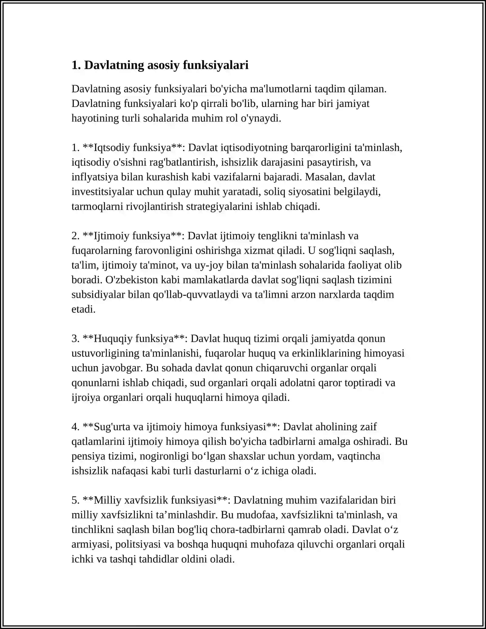 DAVLATNING TASHKILOT SIFATIDA FUNKSIYALARI VA VAZIFALARI 3