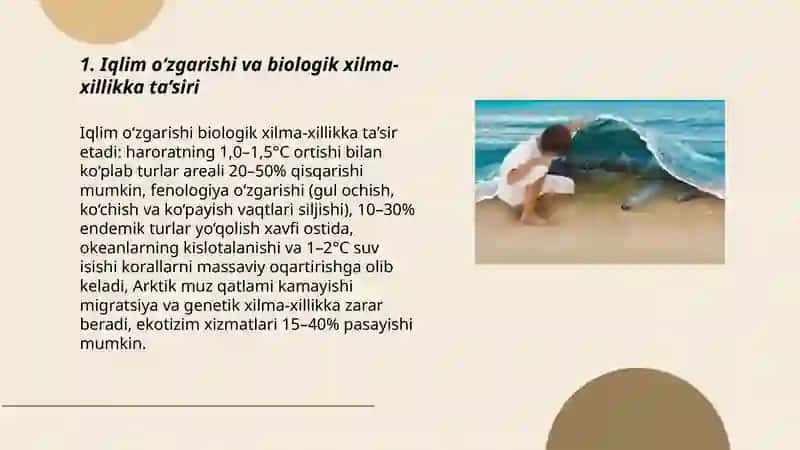 Iqlim o‘zgarishining Yer tabiatiga ta’siri 3