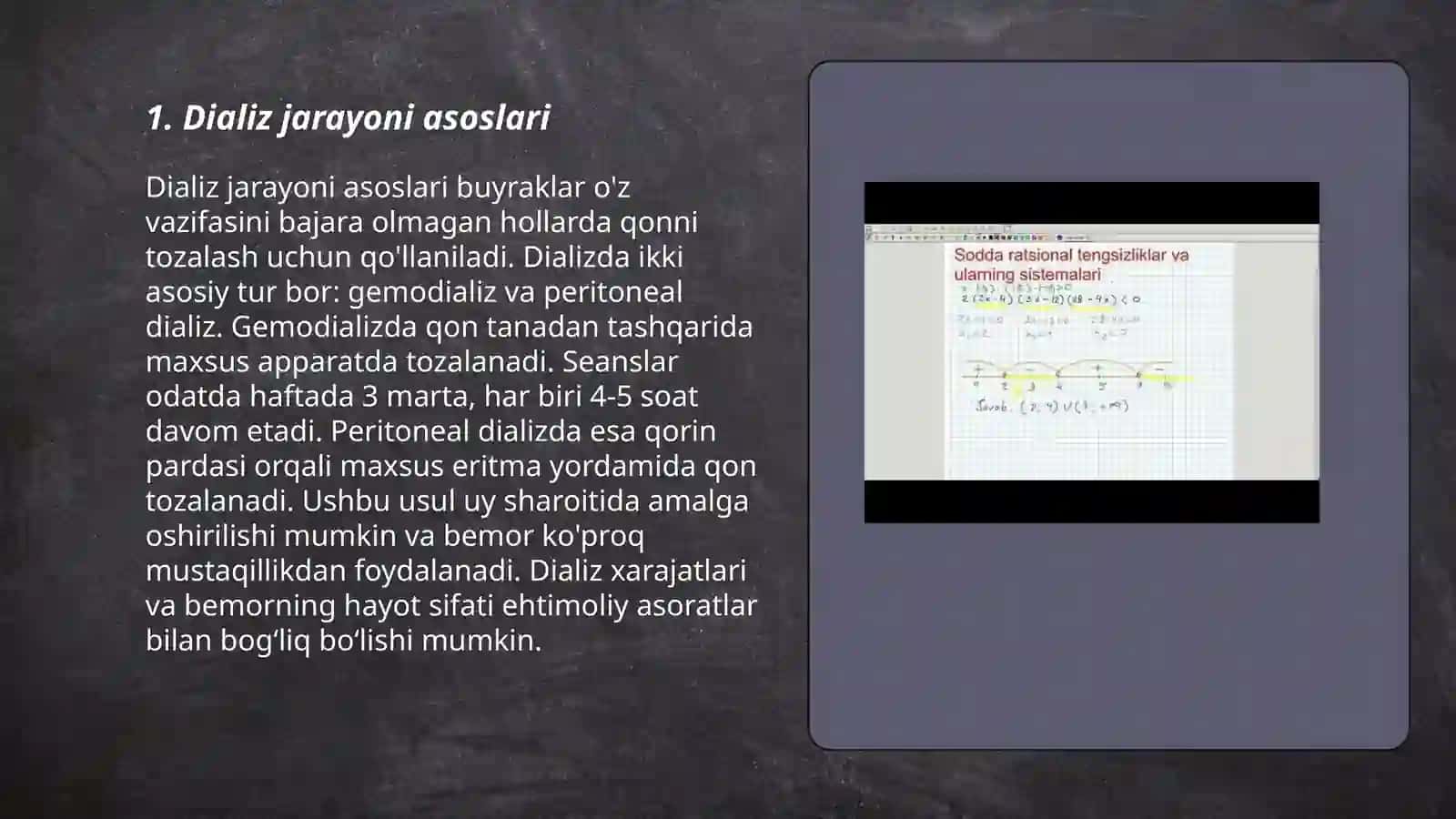 Kalloid sistemalarni dializ yo‘li bilan tozalash 3