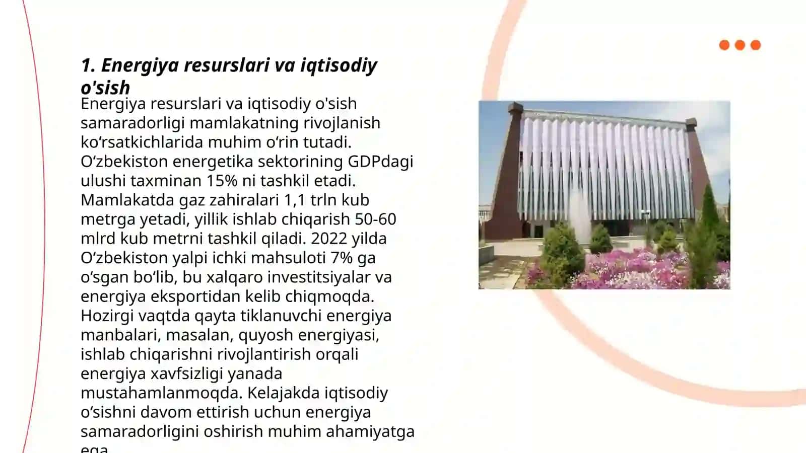 Energiya resurslari va iqtisodiy o'sish 3