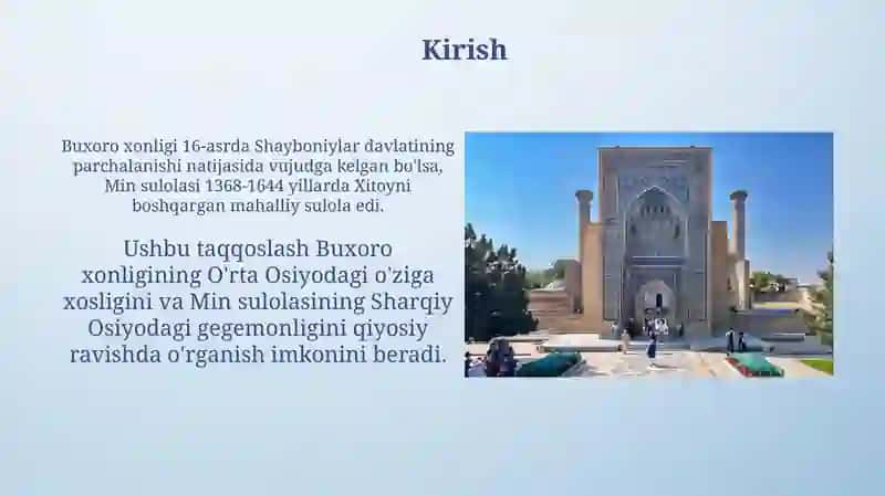 Buxoro xonligi va minsulolasinitaqqoslash 3