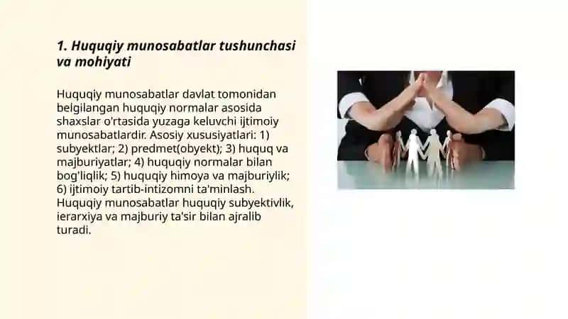 Huquqiy munosabatlar 3