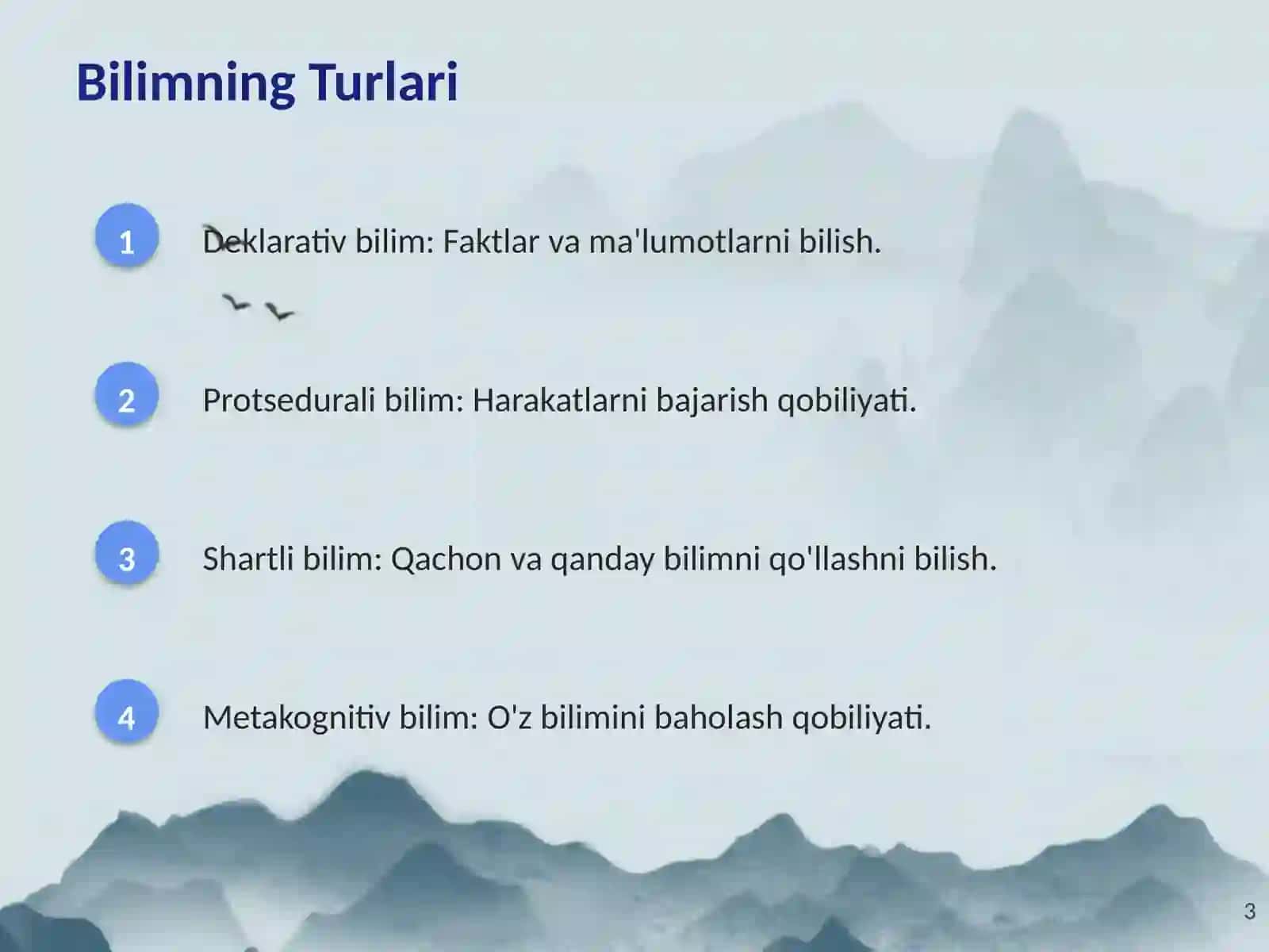Bilim va Axborot: Asosiy Tushunchalar 3