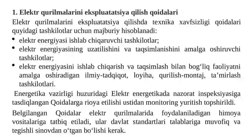 Himoyalash qurilmalari ekspluatatsiyasi 3