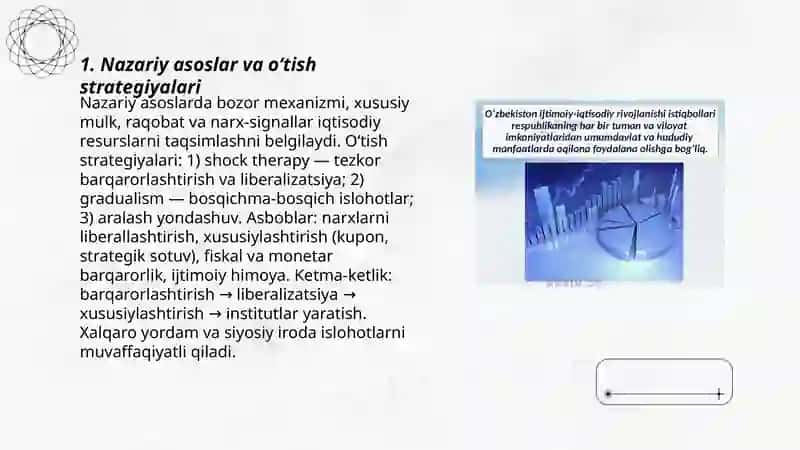 Iqtisodiyotning bozor munosabatlariga oʻtish boshqichlari 3