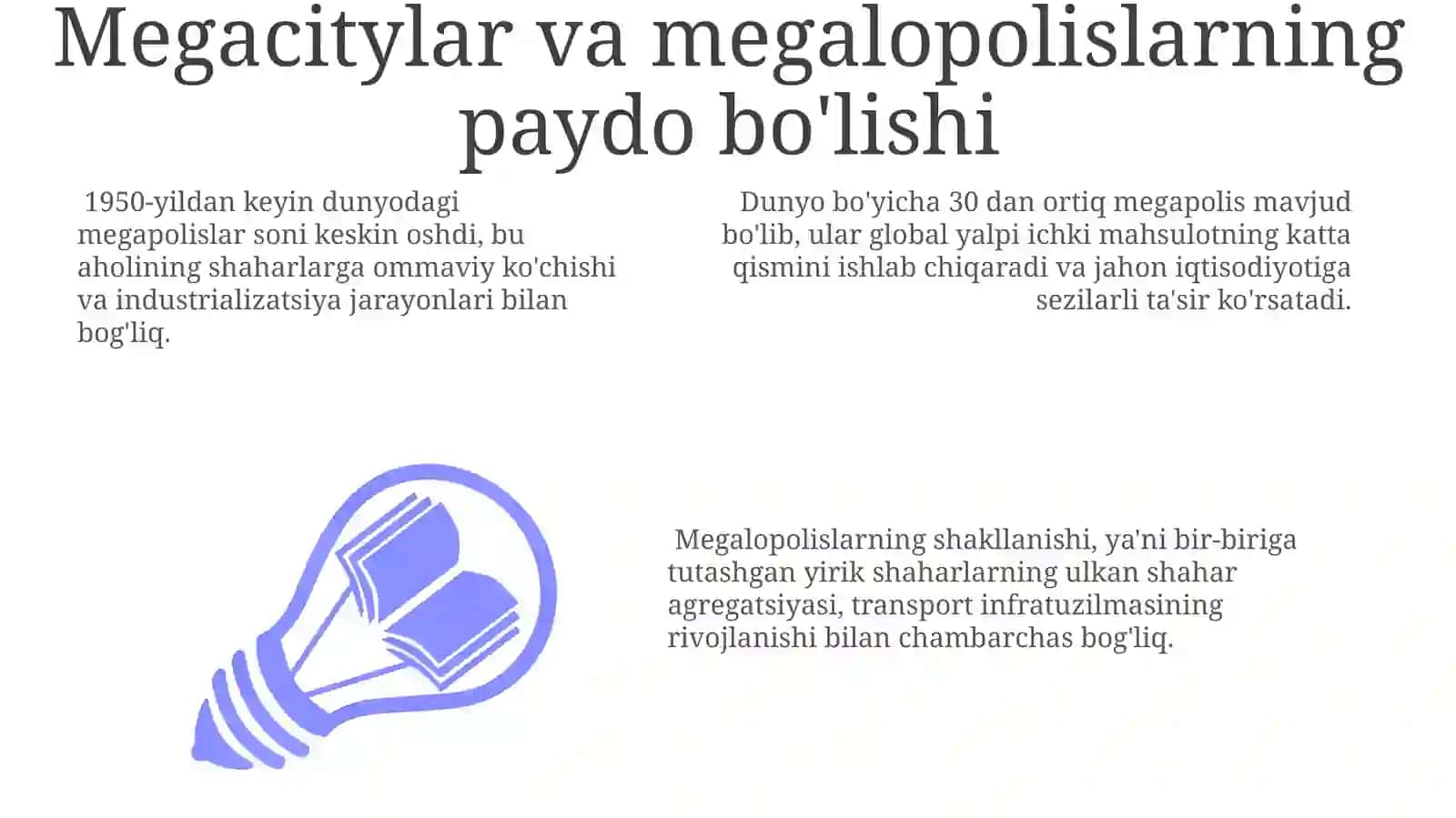 Dunyo aholisining mexanik harakati 3