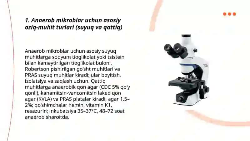 Anaerob mikroblami o‘stirish 3
